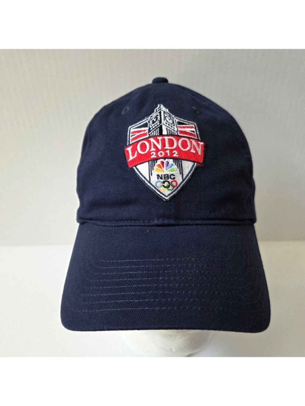 Nike Golf 2012 London Olympics NBC Sports Hat Cap Navy Blue Adjustable Strapback